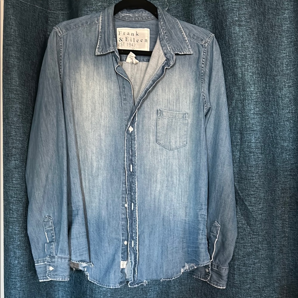 Frank & Eileen Blue Denim Shirt for Women